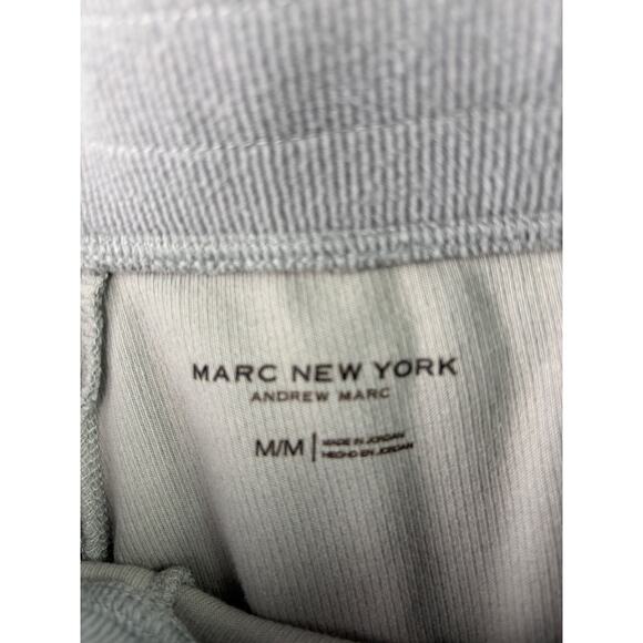 Marc New York Women's Ribbed Knit Slim Jogger Pants - Gray - Size M - Picture 7 of 8